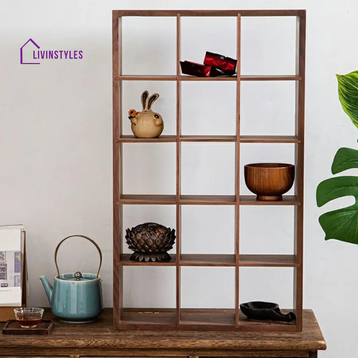 Maria Solid Wood Storage Shelves