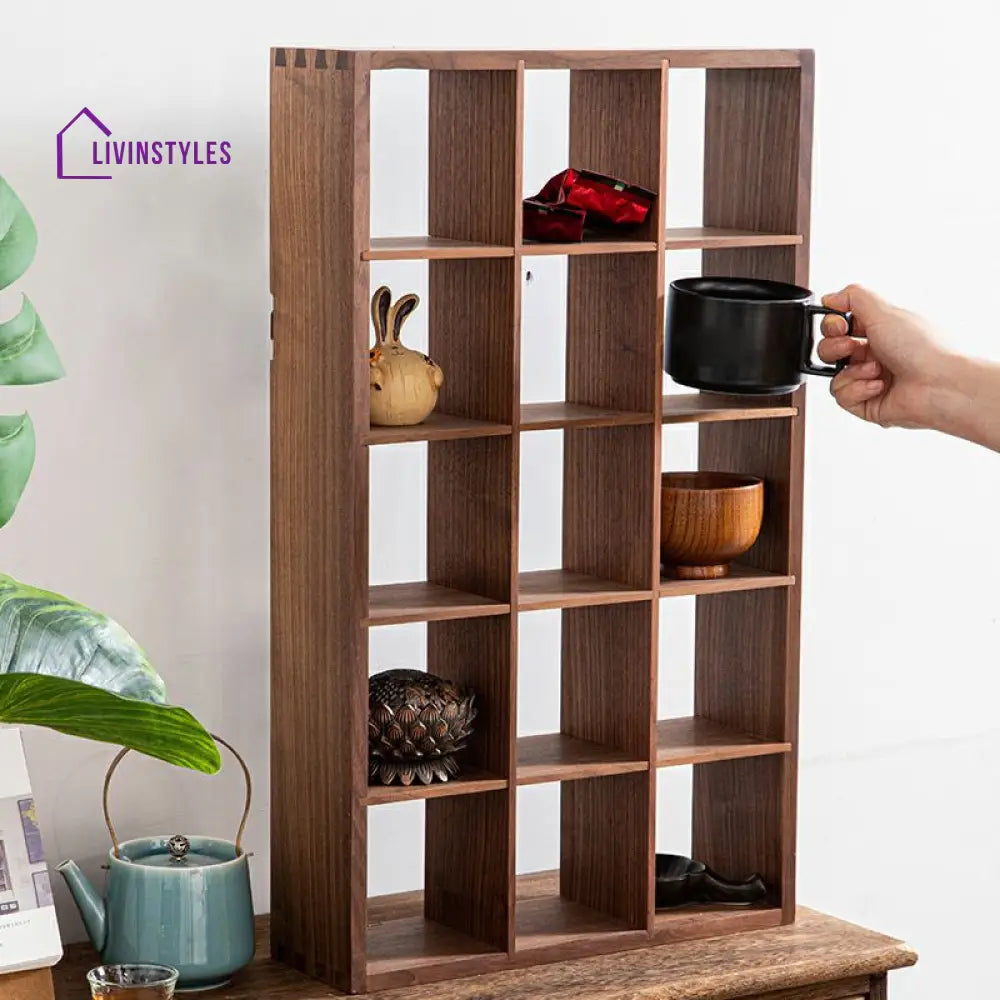 Maria Solid Wood Storage Shelves