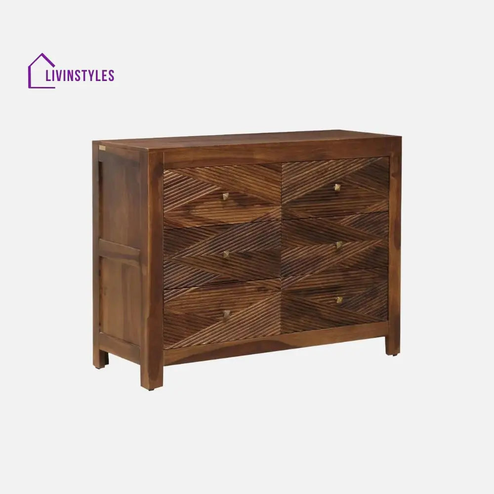 Mariana sheesham wood chest of drawers