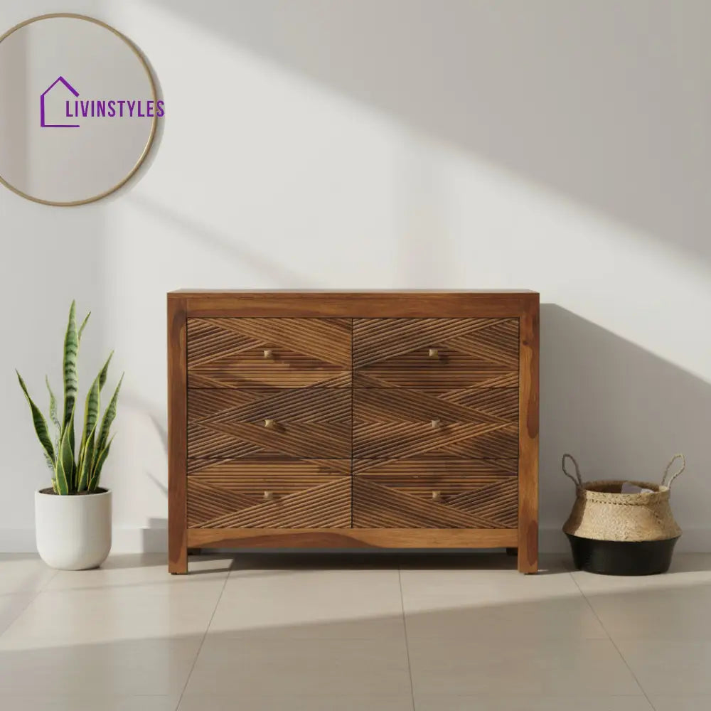 Mariana sheesham wood chest of drawers