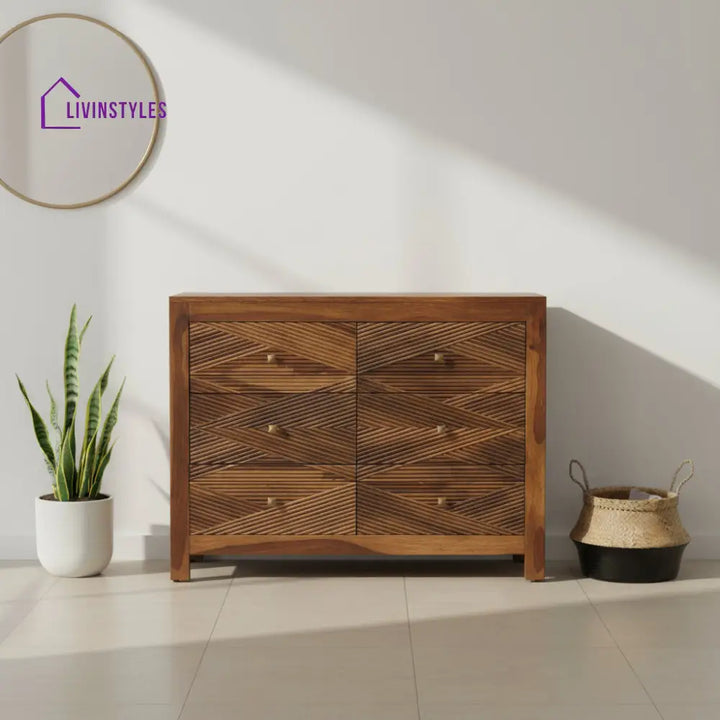 Mariana sheesham wood chest of drawers