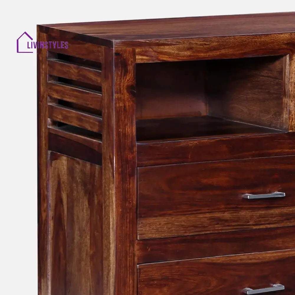 Maricela sheesham wood chest of drawers