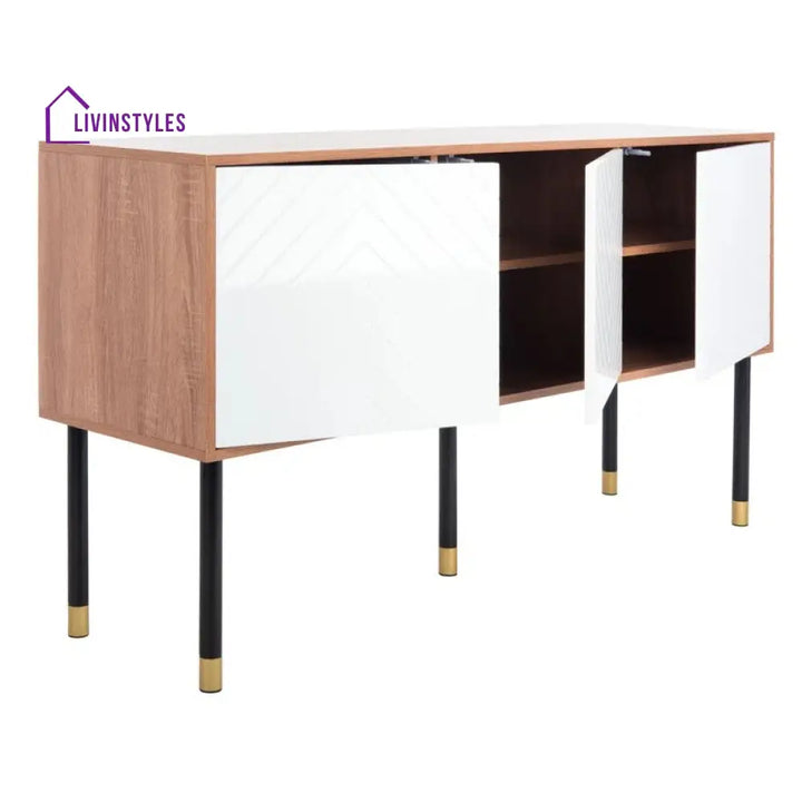 Marigold Wooden Finish Tv Unit Stand for Living Room