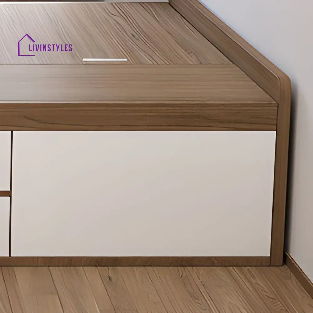 Marina Engineered Wood Bed with Storage