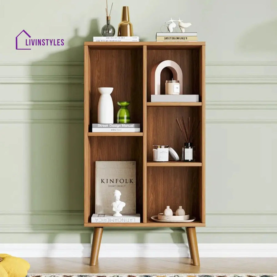 Marina Engineered Wood Bookshelves | Bookshelf for Living Room | Bedroom | Drawing Room | Study Room