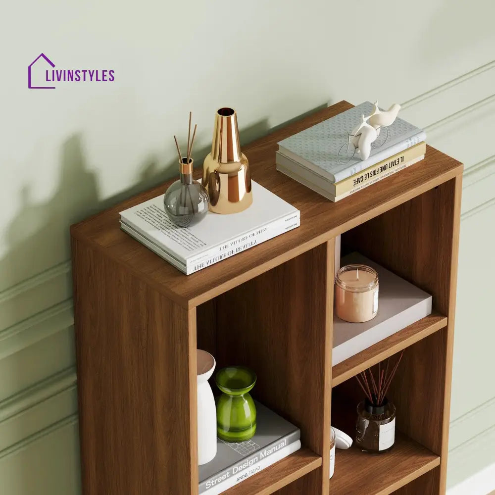 Marina Engineered Wood Bookshelves | Bookshelf for Living Room | Bedroom | Drawing Room | Study Room