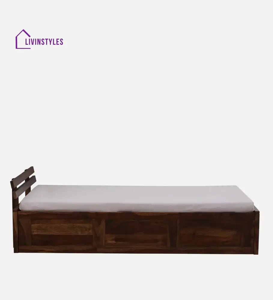 Amol Sheesham Wood Storage Single Beds Bedroom Furniture Sets