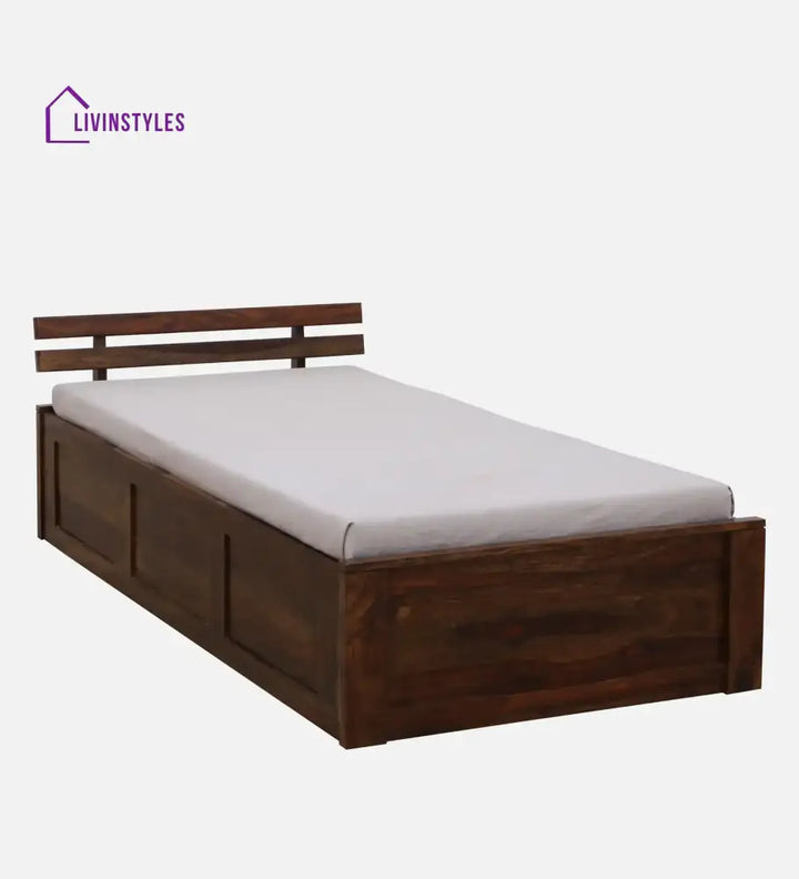 Amol Sheesham Wood Storage Single Beds Bedroom Furniture Sets