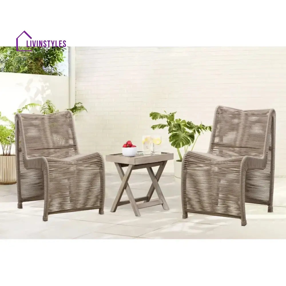 Mariposa 2-Piece Outdoor Rope Patio Chairs - Patio Chairs