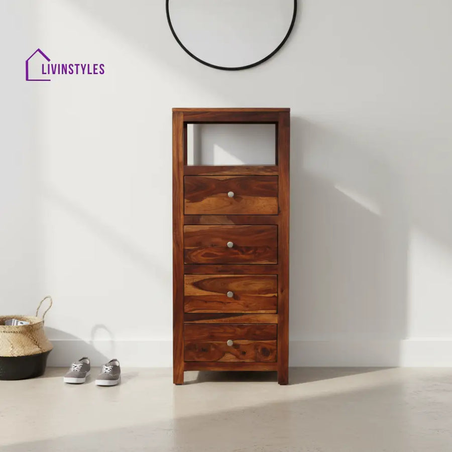 Marisol sheesham wood chest of drawers