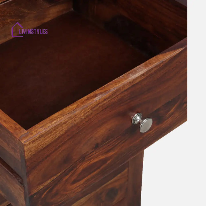 Marisol sheesham wood chest of drawers