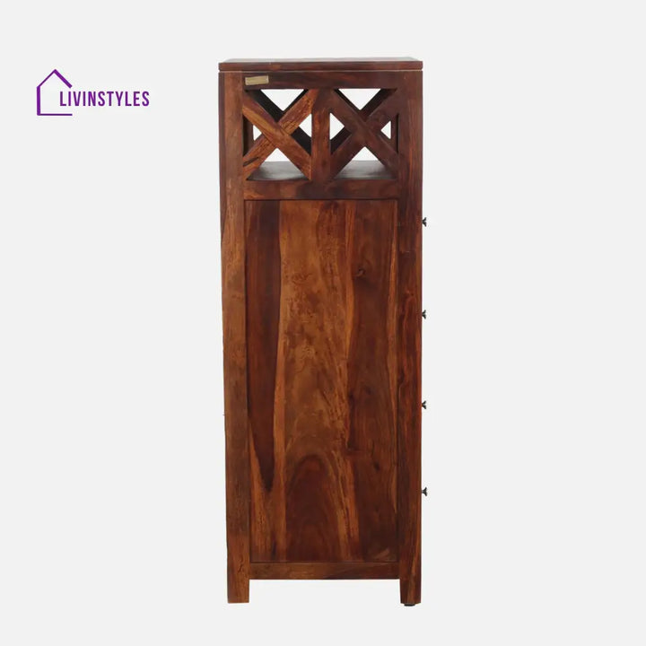 Marisol sheesham wood chest of drawers