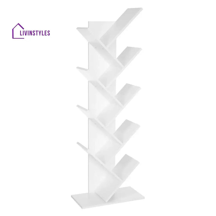 Mariya Engineered Wood Bookshelves | Bookshelf for Living Room | Bedroom | Drawing Room | Study Room