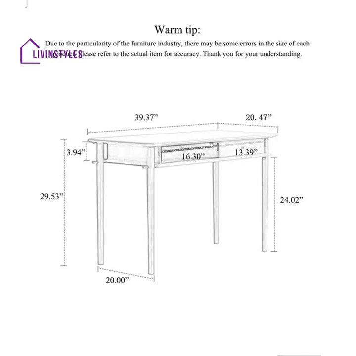 Mark Solid Wood Study Table for Students