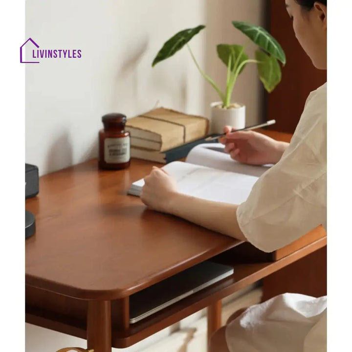 Mark Solid Wood Study Table for Students