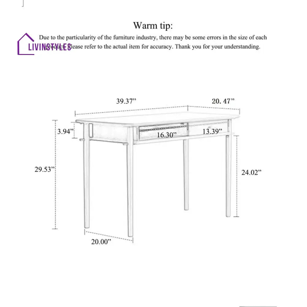 Mark Solid Wood Study Table for Students
