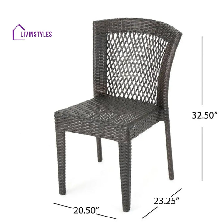 Marker 4 Seater Round Outdoor Dining Set