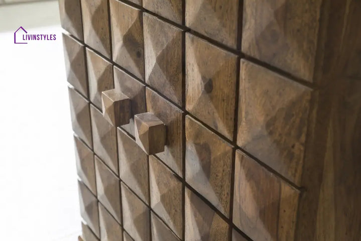 Marko Solid Wood Bar Cabinet Bar