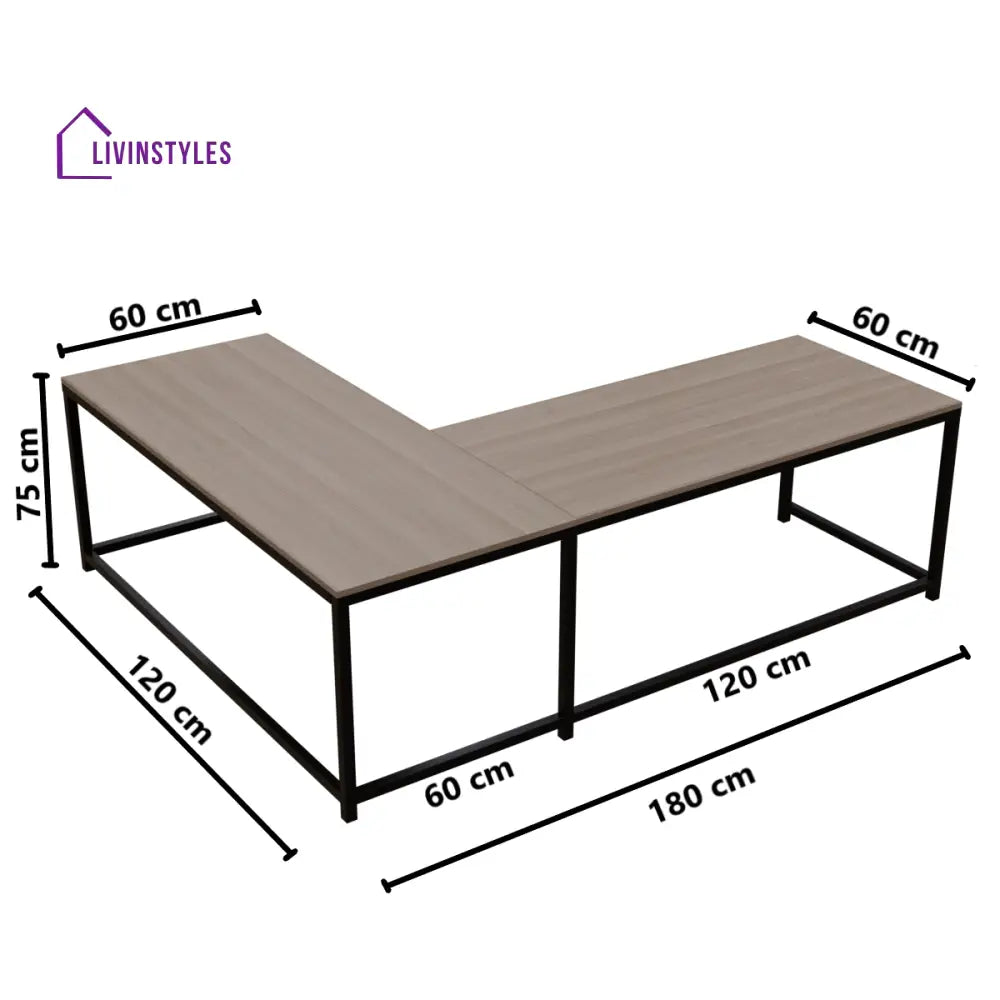 Marshal Computer Table With Open Storage | Computer Table | Study Table for Home Art & Drafting Tables