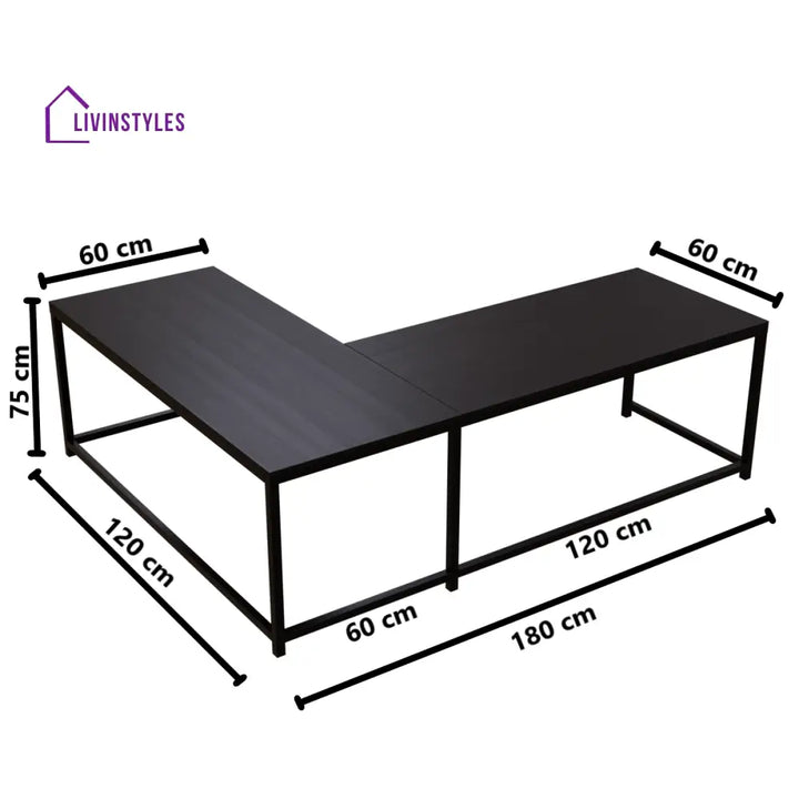 Marshal Computer Table With Open Storage | Computer Table | Study Table for Home Art & Drafting Tables