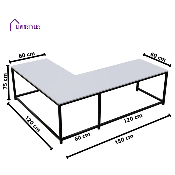 Marshal Computer Table With Open Storage | Computer Table | Study Table for Home Art & Drafting Tables