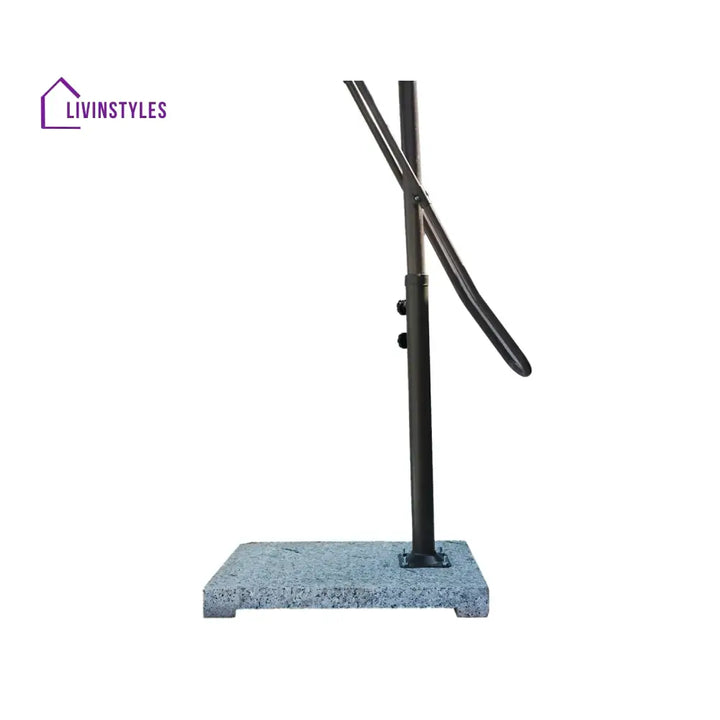 Marta Side Pole Square Shape Outdoor Umbrella With Marble Base (Red) Patio Umbrella