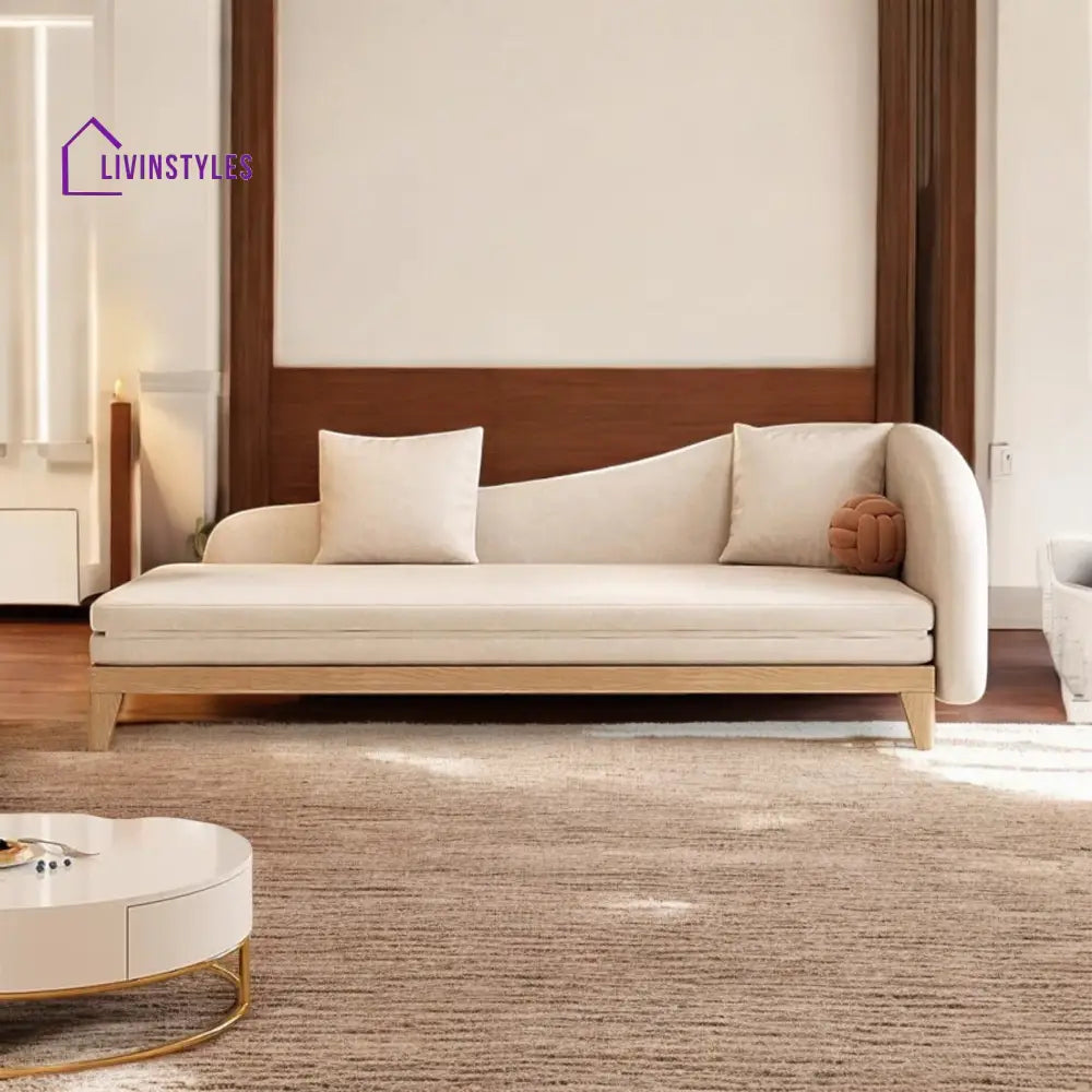 Lounge Chaise Sofa Bed Queen Size (Sofa 190 L x 92 W x 80 H) (Bed Size 190 L x 170 W x 80 H)