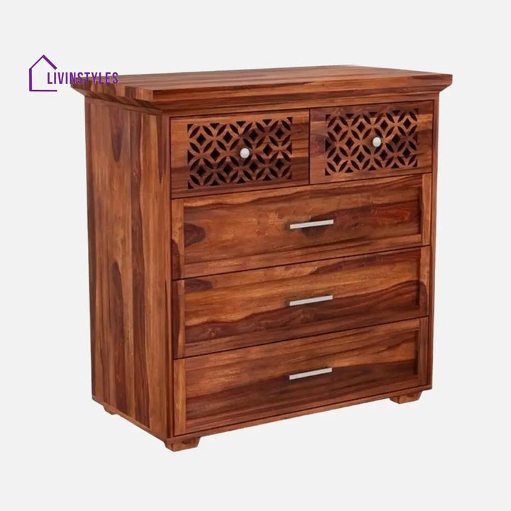 Matilda sheesham wood chest of drawers