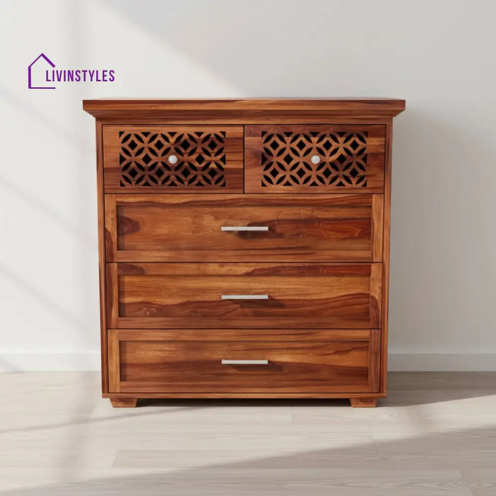 Matilda sheesham wood chest of drawers