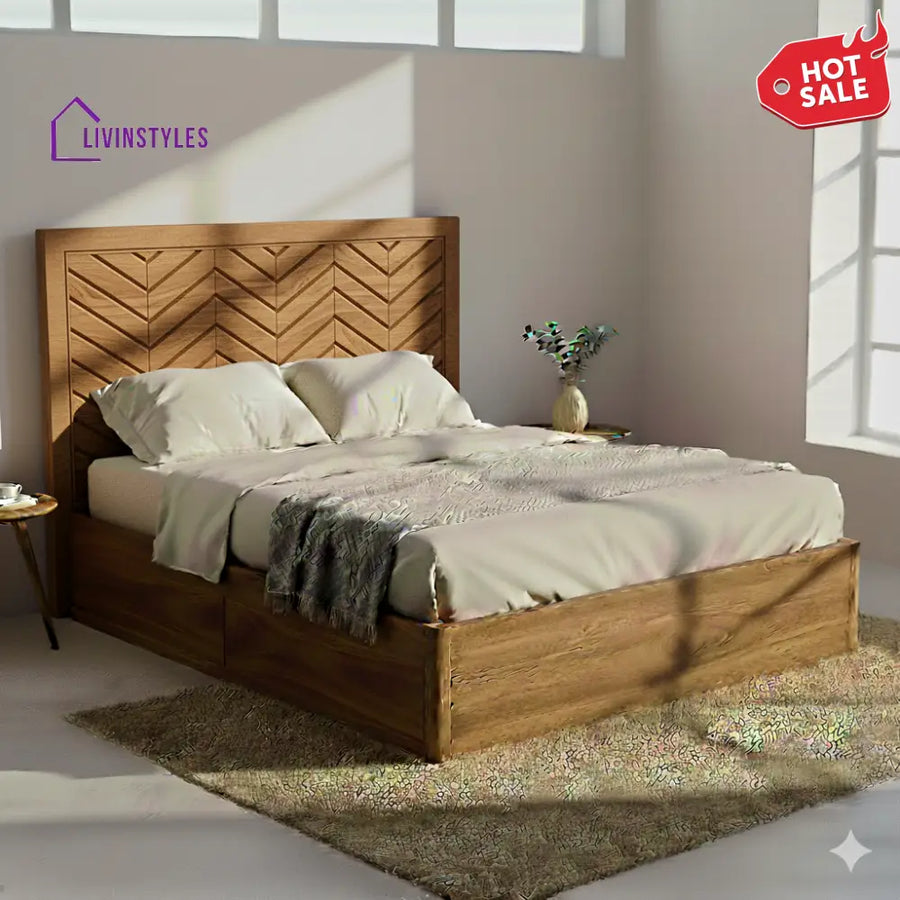 Matthew Premium Sheesham Wood Bed