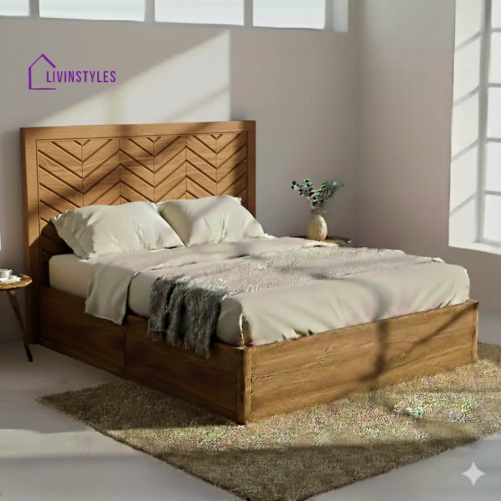 Matthew Premium Sheesham Wood Bed
