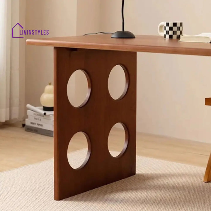 Matvey Solid Wood Study Table for Students