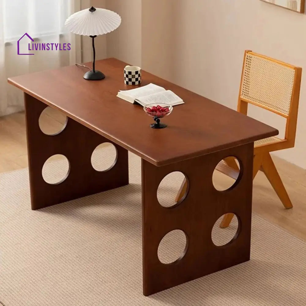 Matvey Solid Wood Study Table for Students