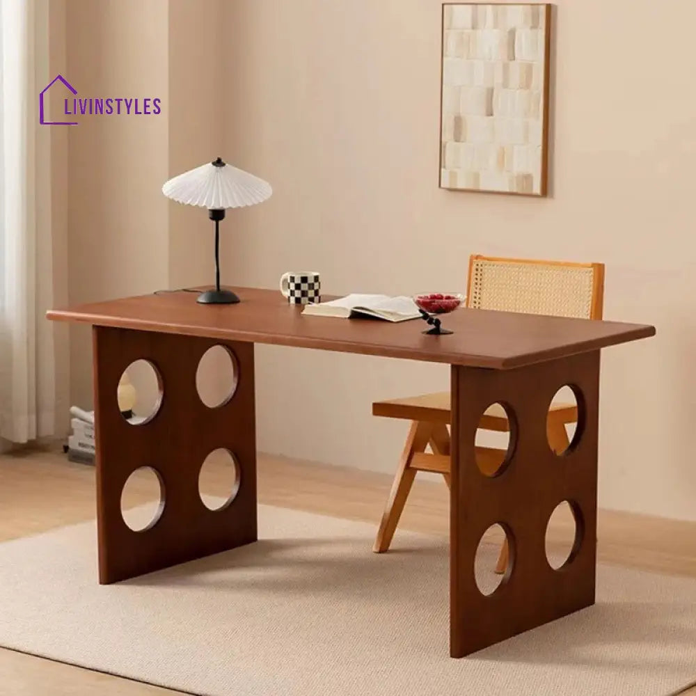 Matvey Solid Wood Study Table for Students