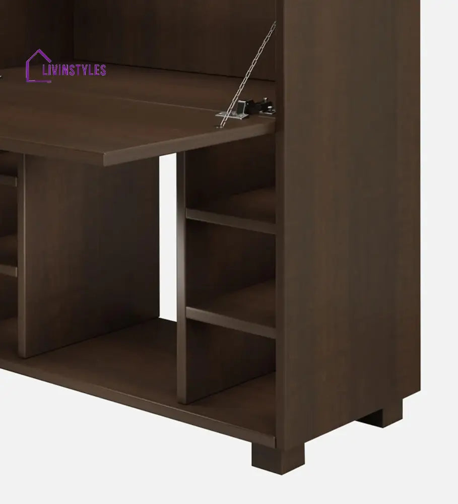 Matvii Bar Cabinet & Counter in Dark Finish