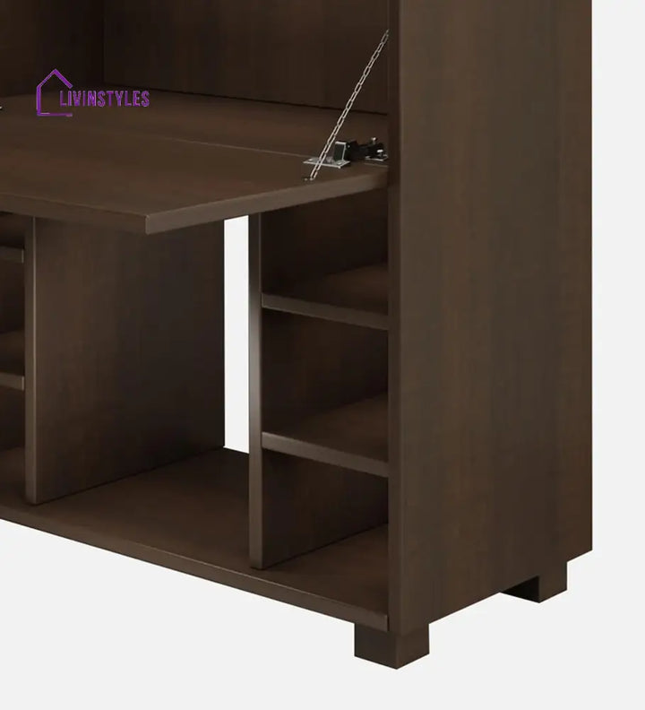 Matvii Bar Cabinet & Counter in Dark Finish