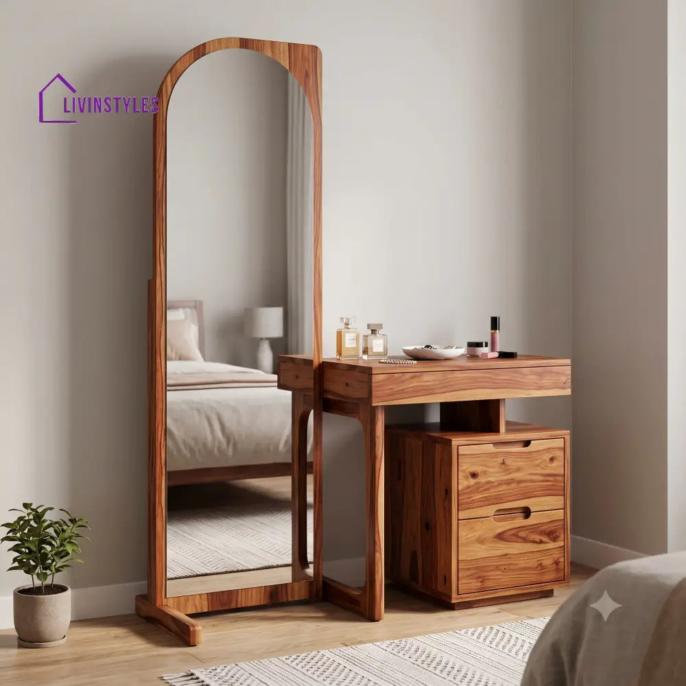 Maurice Premium Solid Wood Dressing Table for Bedroom | New Designer Dressing Unit