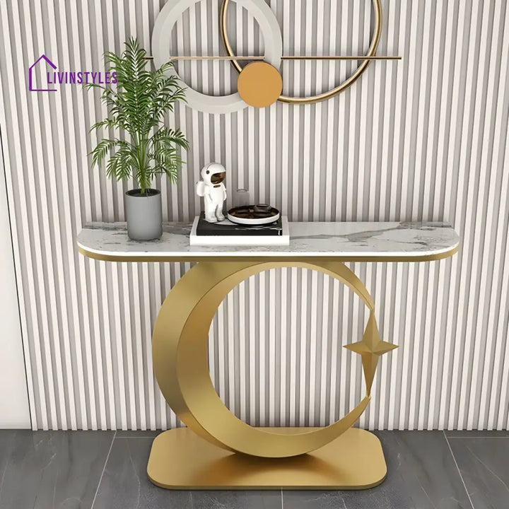 Maxim Stainless Steel Console Table for Living Room