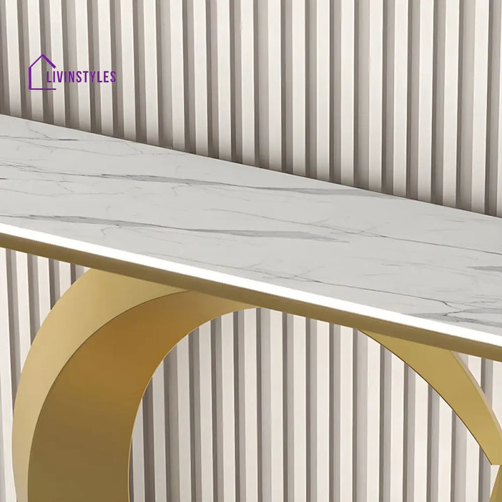Maxim Stainless Steel Console Table for Living Room