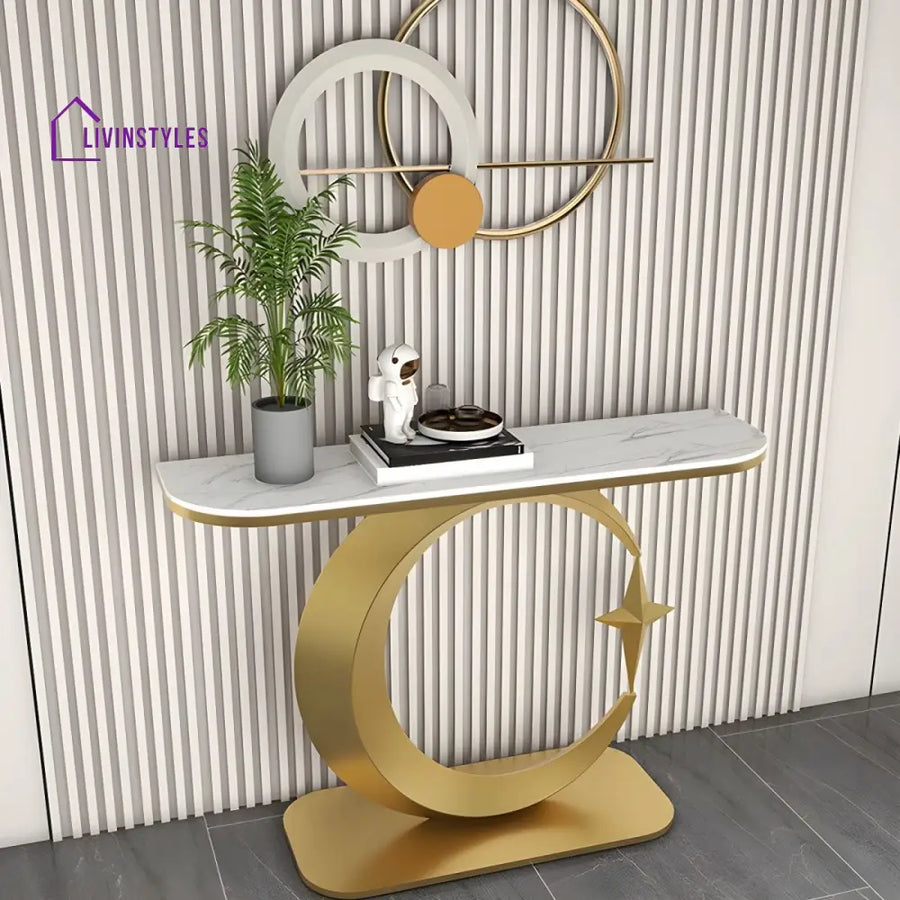 Maxim Stainless Steel Console Table for Living Room