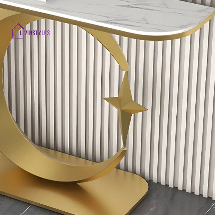 Maxim Stainless Steel Console Table for Living Room