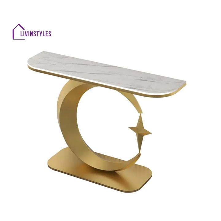Maxim Stainless Steel Console Table for Living Room