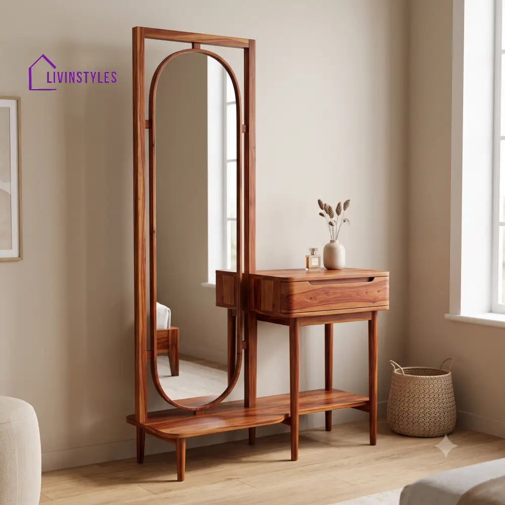 Maxime Premium Solid Wood Dressing Table for Bedroom | New Designer Dressing Unit