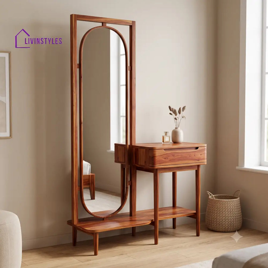 Maxime Premium Solid Wood Dressing Table for Bedroom | New Designer Dressing Unit