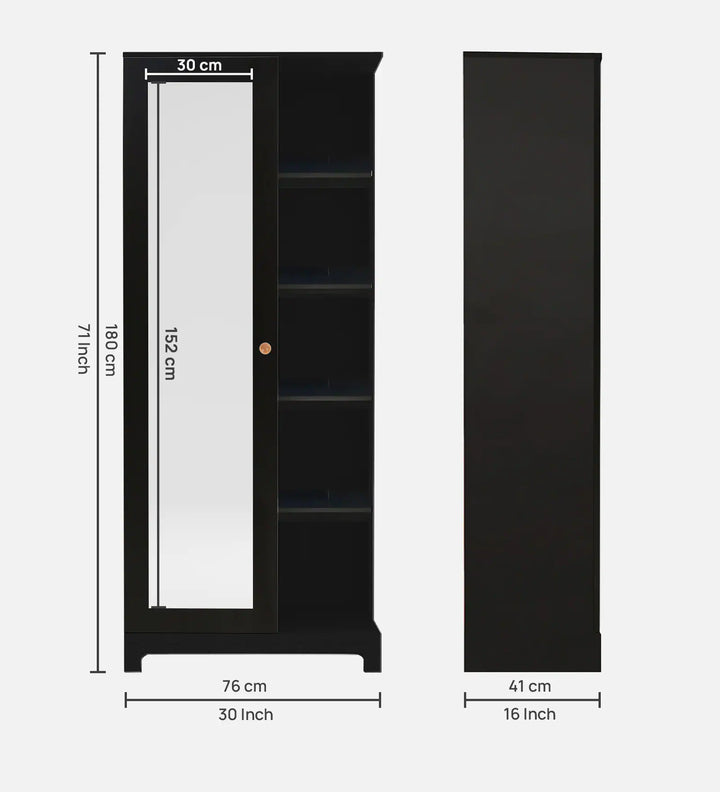 OmkarWood Noir Dressing Unit