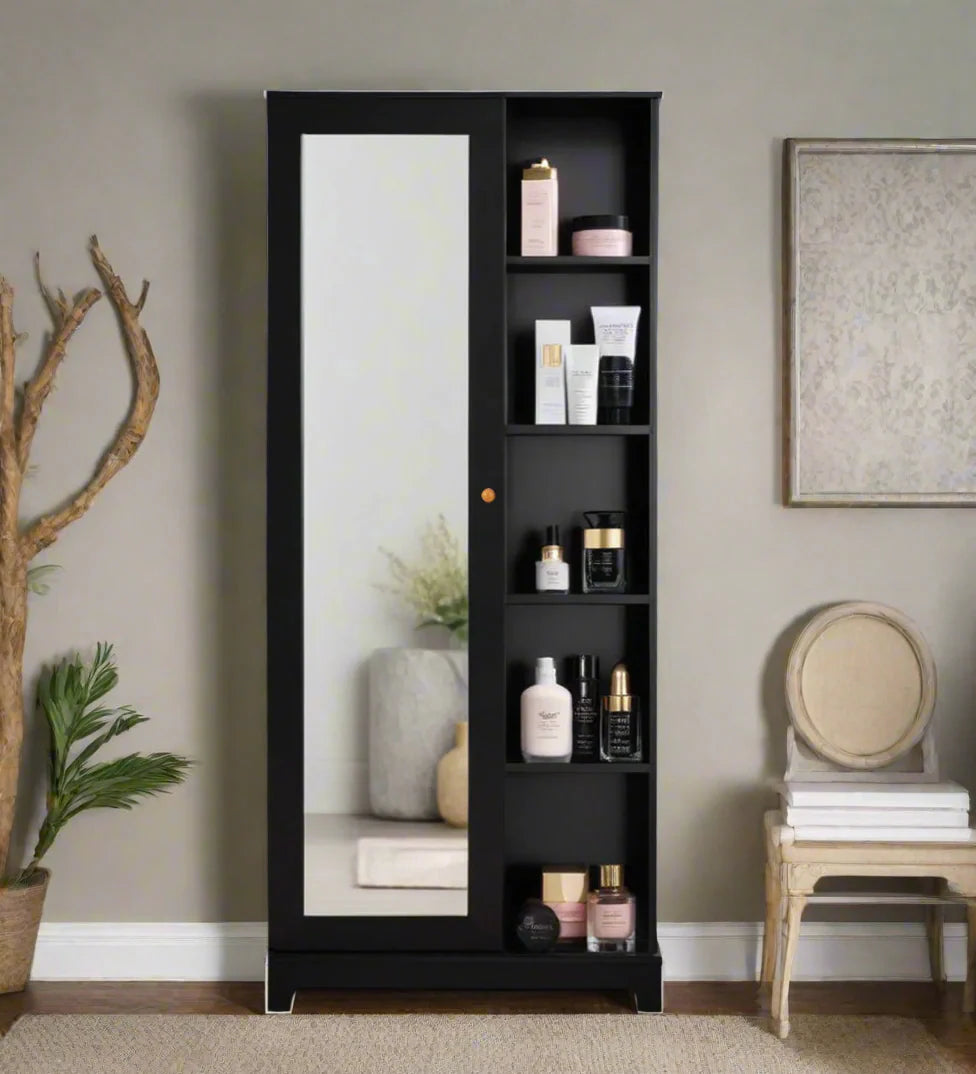 OmkarWood Noir Dressing Unit