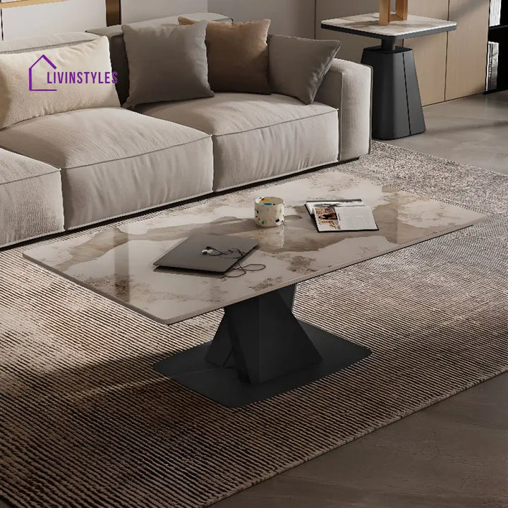 Medhavi Stainless Steel Coffee Table for Living Room
