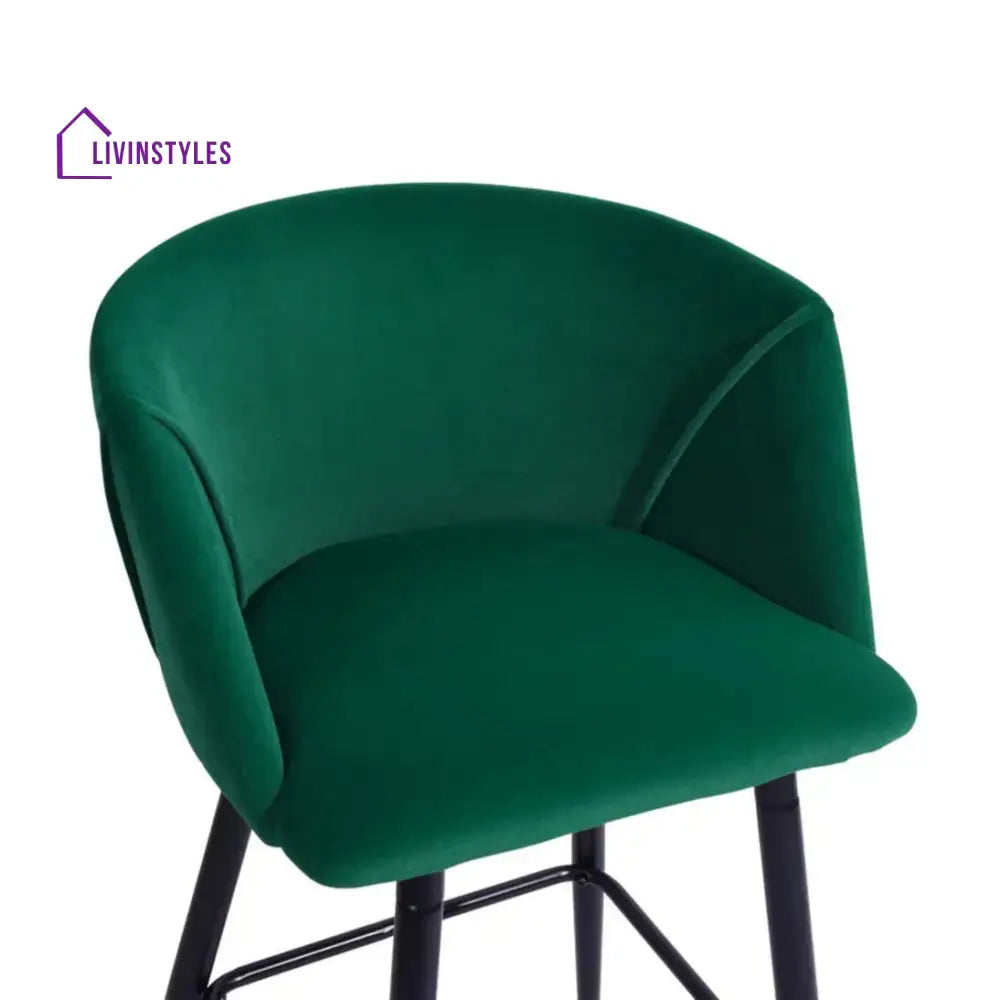 Luxurious Comfy Velvet Counter Bar Chair / Long