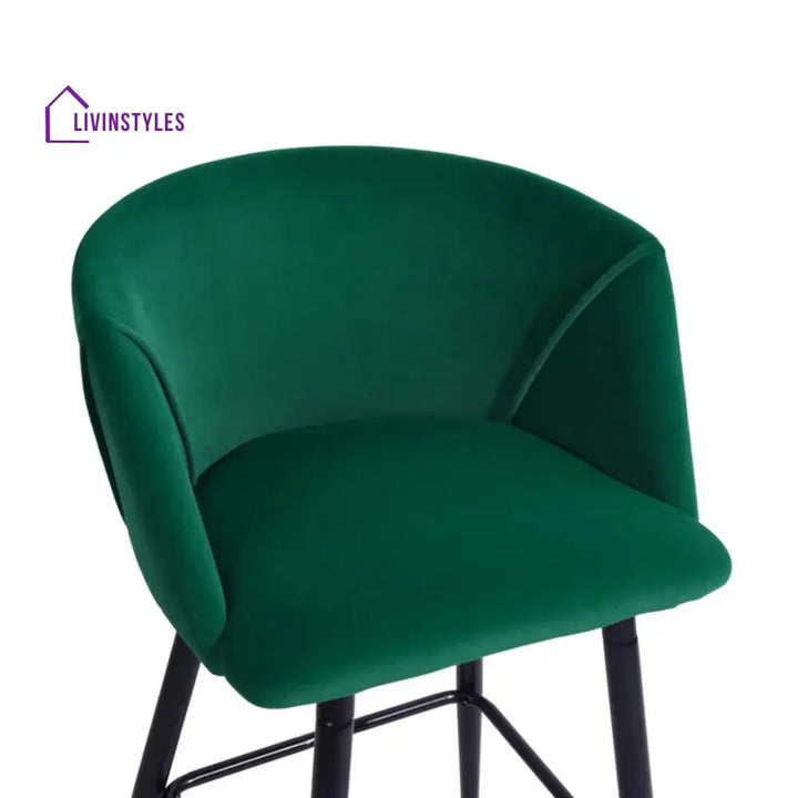 Luxurious Comfy Velvet Counter Bar Chair / Long