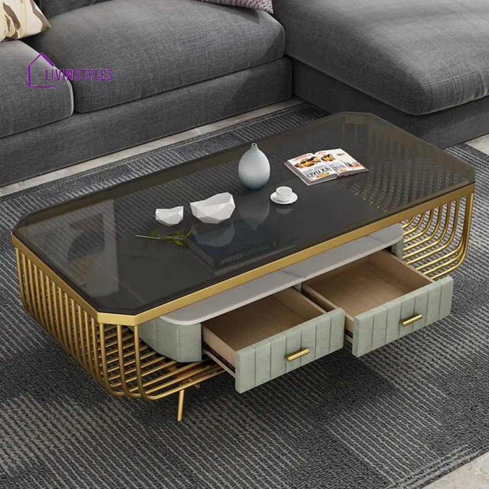 Meenakshi Rectangular Centre Table | Coffee Table|Teapoy For Living Room